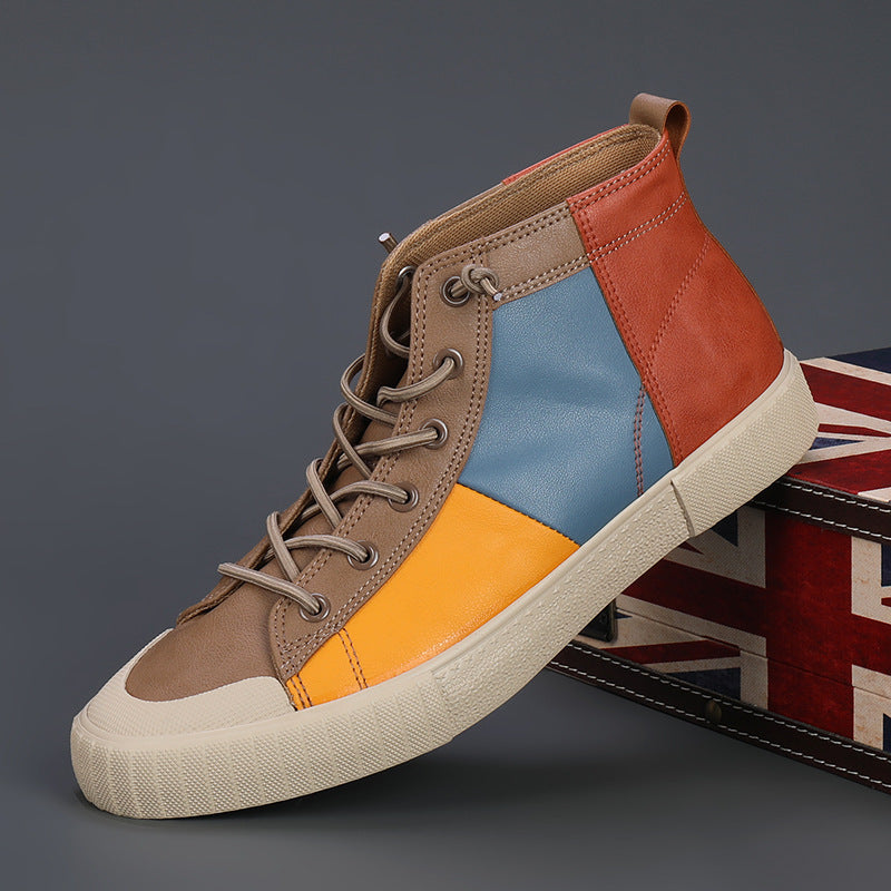 Autumn Canvas Shoes Casual Leather Fashion