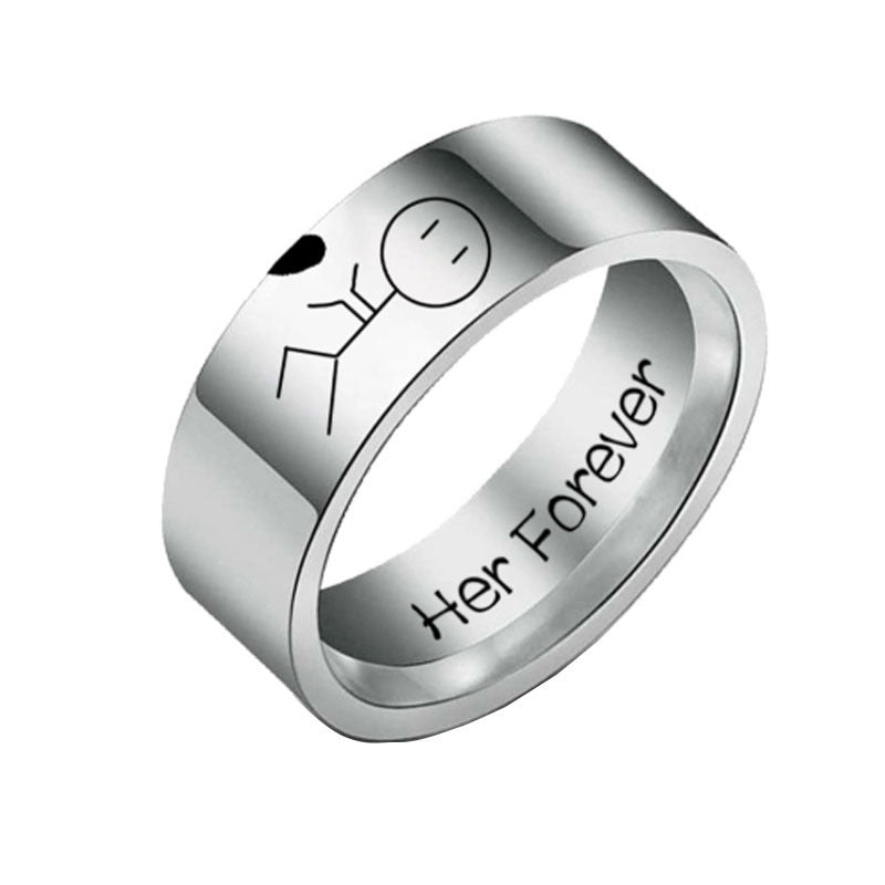 Her Forever His Always Couple Ring