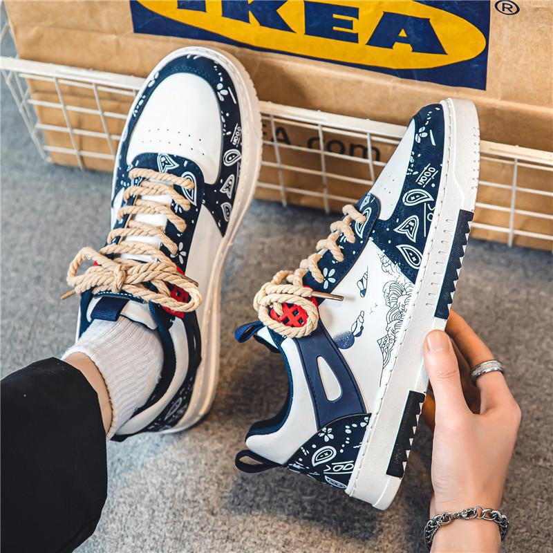 Low-top Casual Shoes All-match White Shoes Lightweight Men's Fashion Shoes