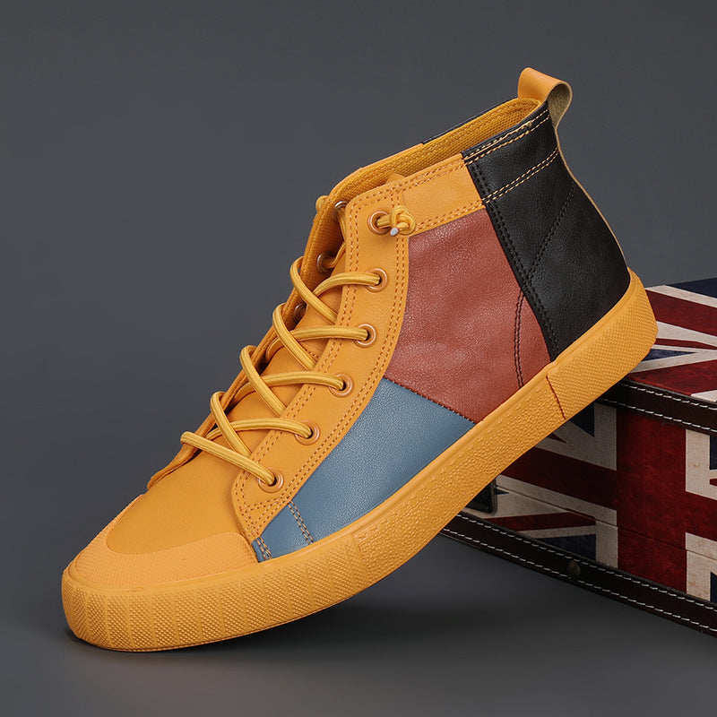 Autumn Canvas Shoes Casual Leather Fashion