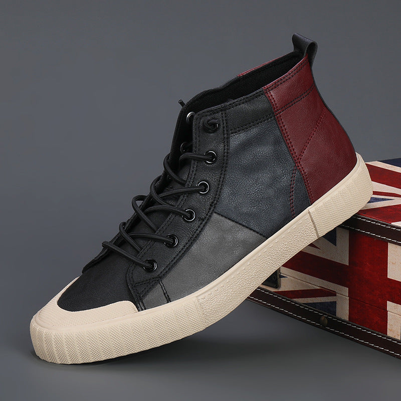 Autumn Canvas Shoes Casual Leather Fashion