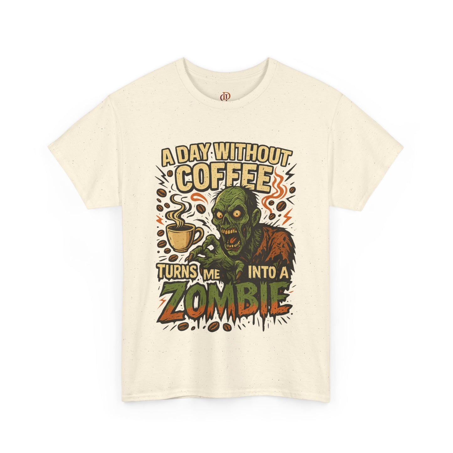 Zombie Tee Shirt for Coffee Lovers