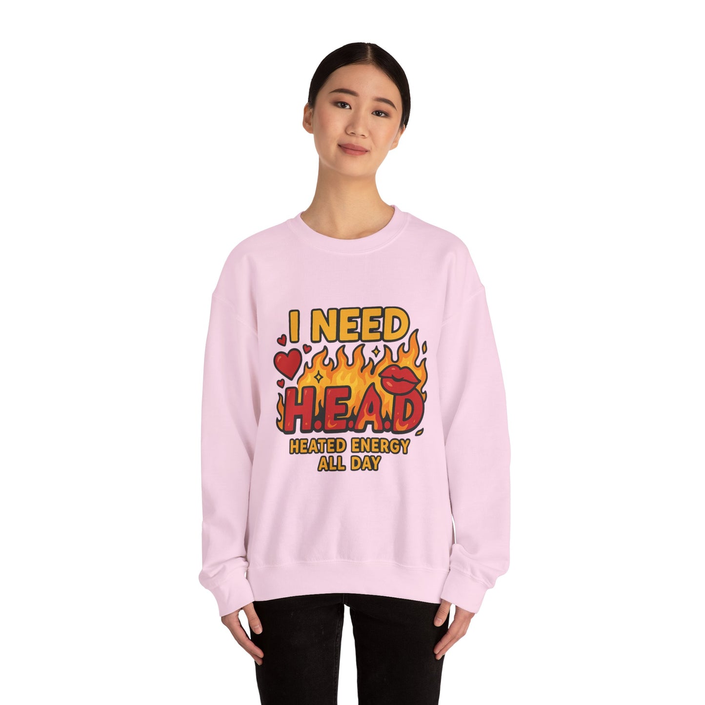 Energy Boost Unisex Sweatshirt - Heated Energy All Day