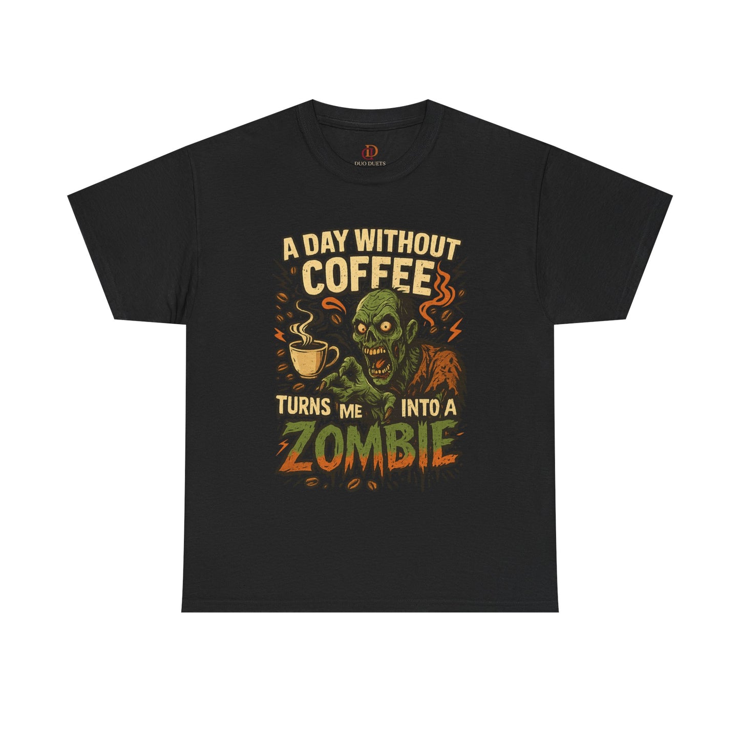 Zombie Tee Shirt for Coffee Lovers