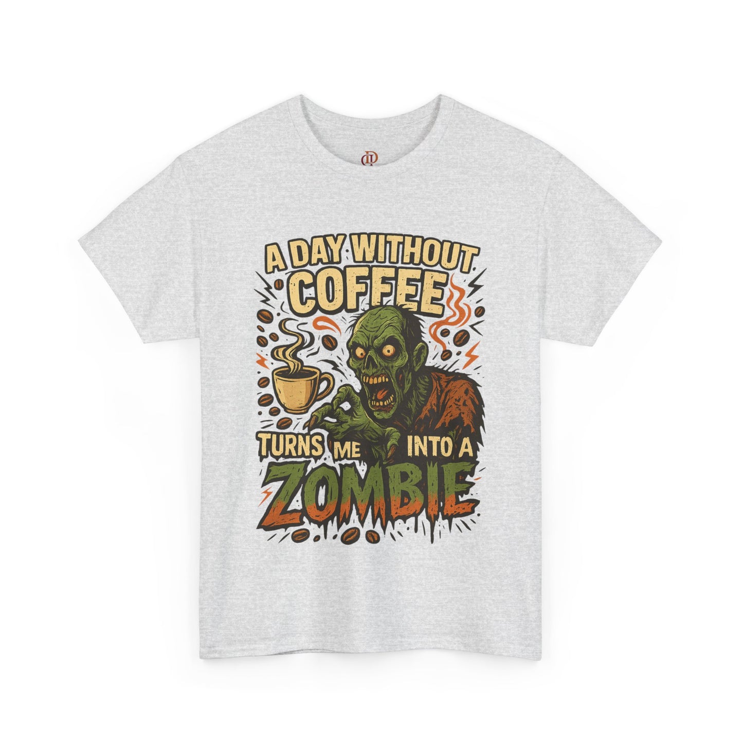 Zombie Tee Shirt for Coffee Lovers