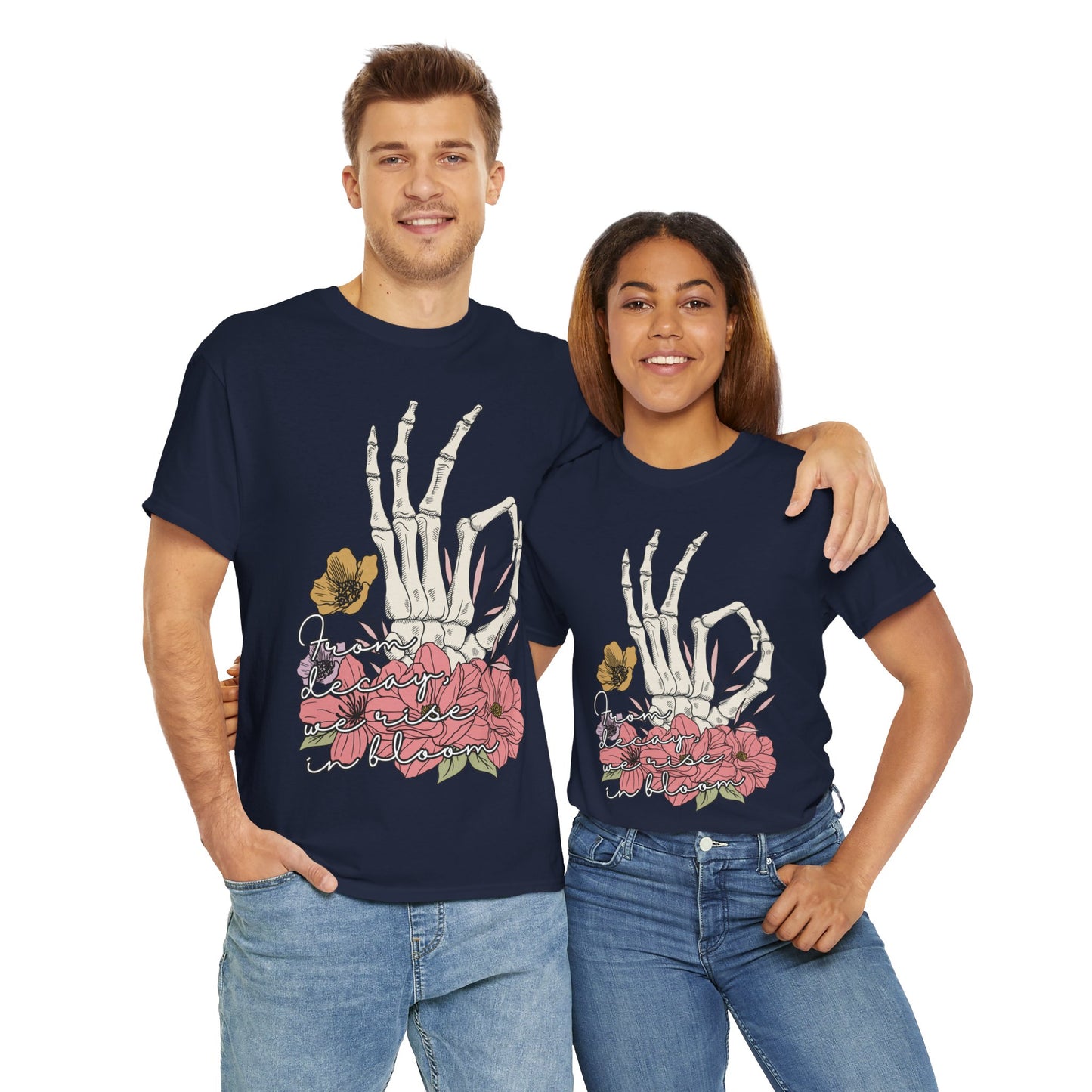 From Decay, We Rise in Bloom Besties Shirt