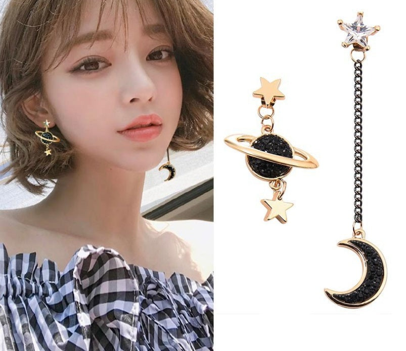 Retro Personality Long Atarry Sky Earrings