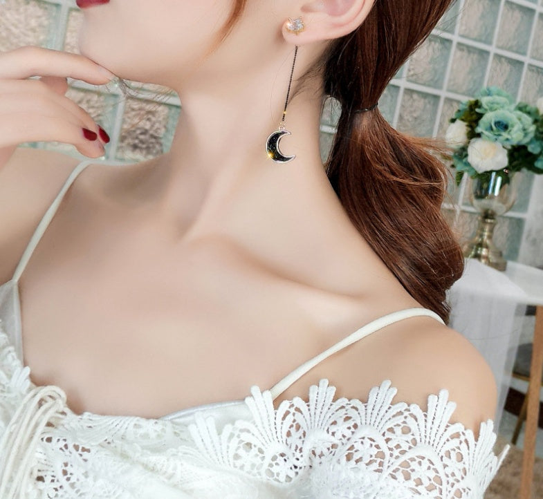Retro Personality Long Atarry Sky Earrings