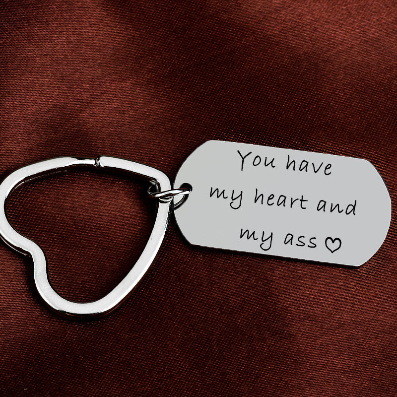 Couple Holiday Gift Keychain Wholesale Custom Lettering