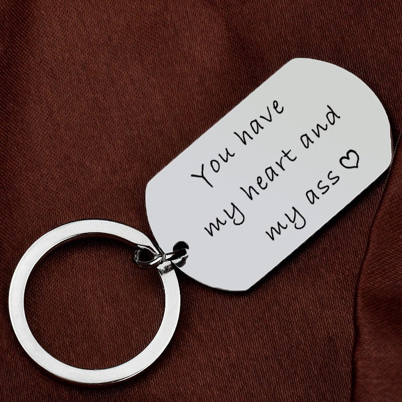 Couple Holiday Gift Keychain Wholesale Custom Lettering