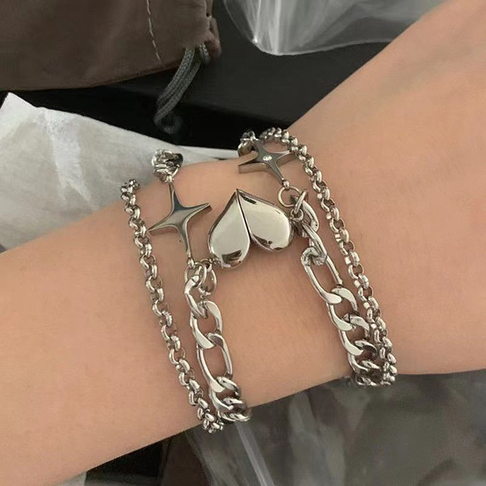 Fashion Jewelry Magnet Love Suction Bracelet Couple Valentines Day Gift