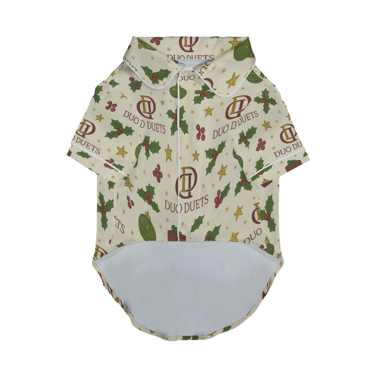 DUODUETS Small Dog/Cat Christmas Matching Pajamas