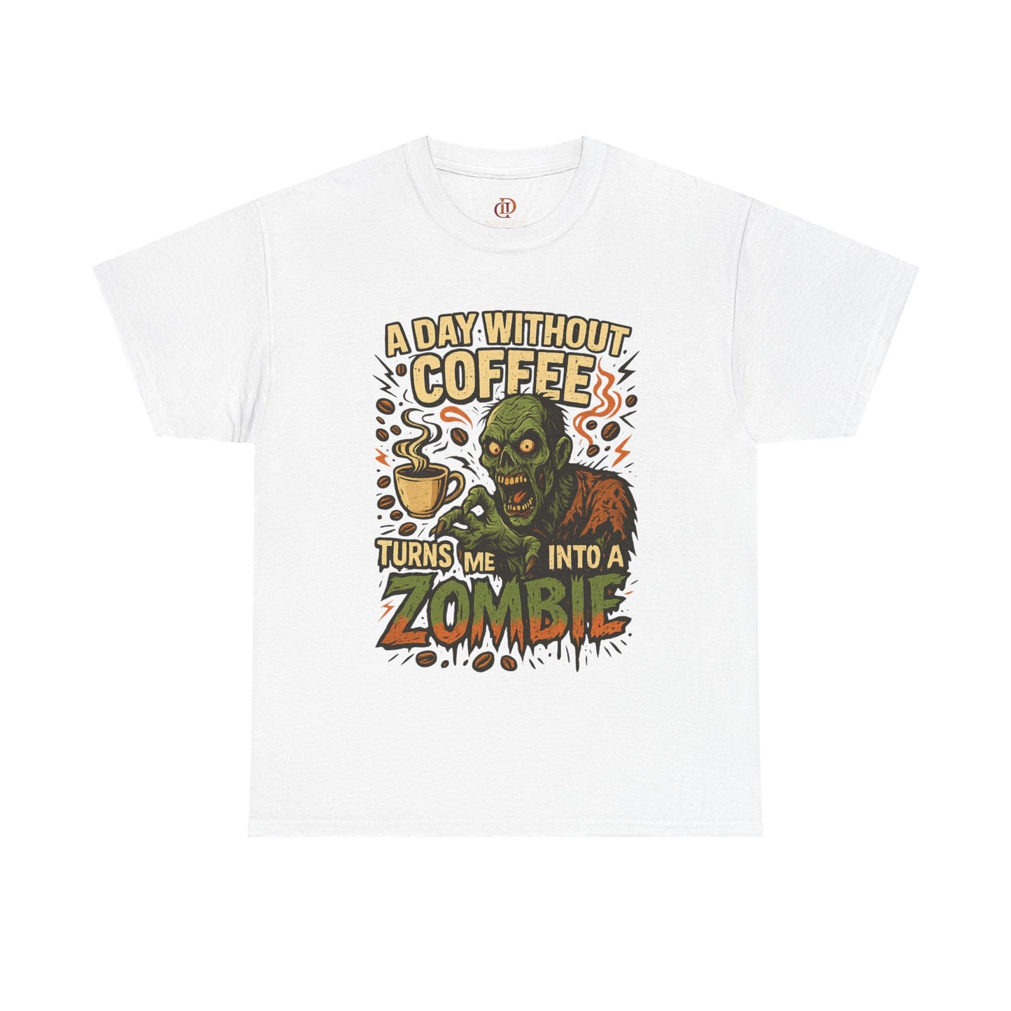 Zombie Tee Shirt for Coffee Lovers