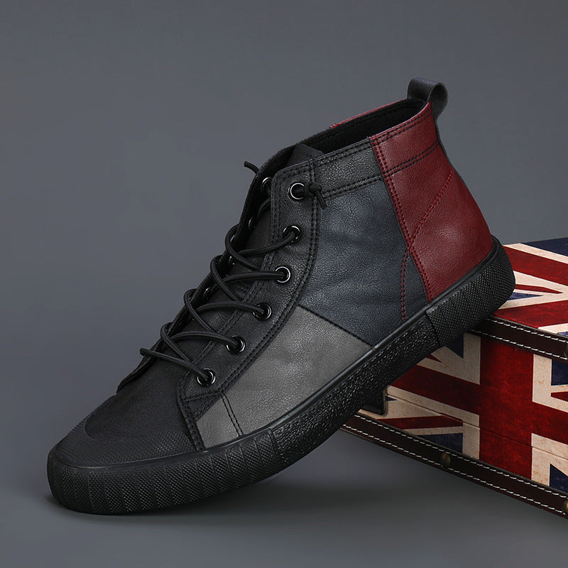 Autumn Canvas Shoes Casual Leather Fashion