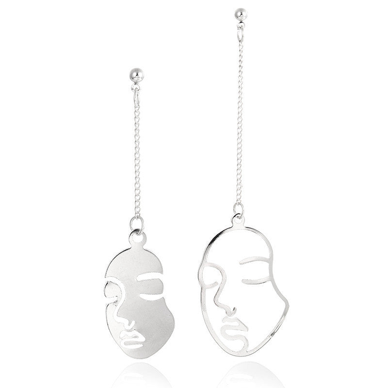 Creative personality and funny earrings
