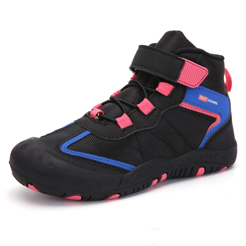 New Fashion High Top Outdoor Children Cotton Casual Shoes