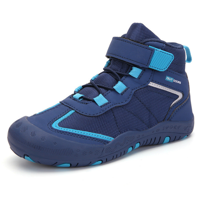 New Fashion High Top Outdoor Children Cotton Casual Shoes