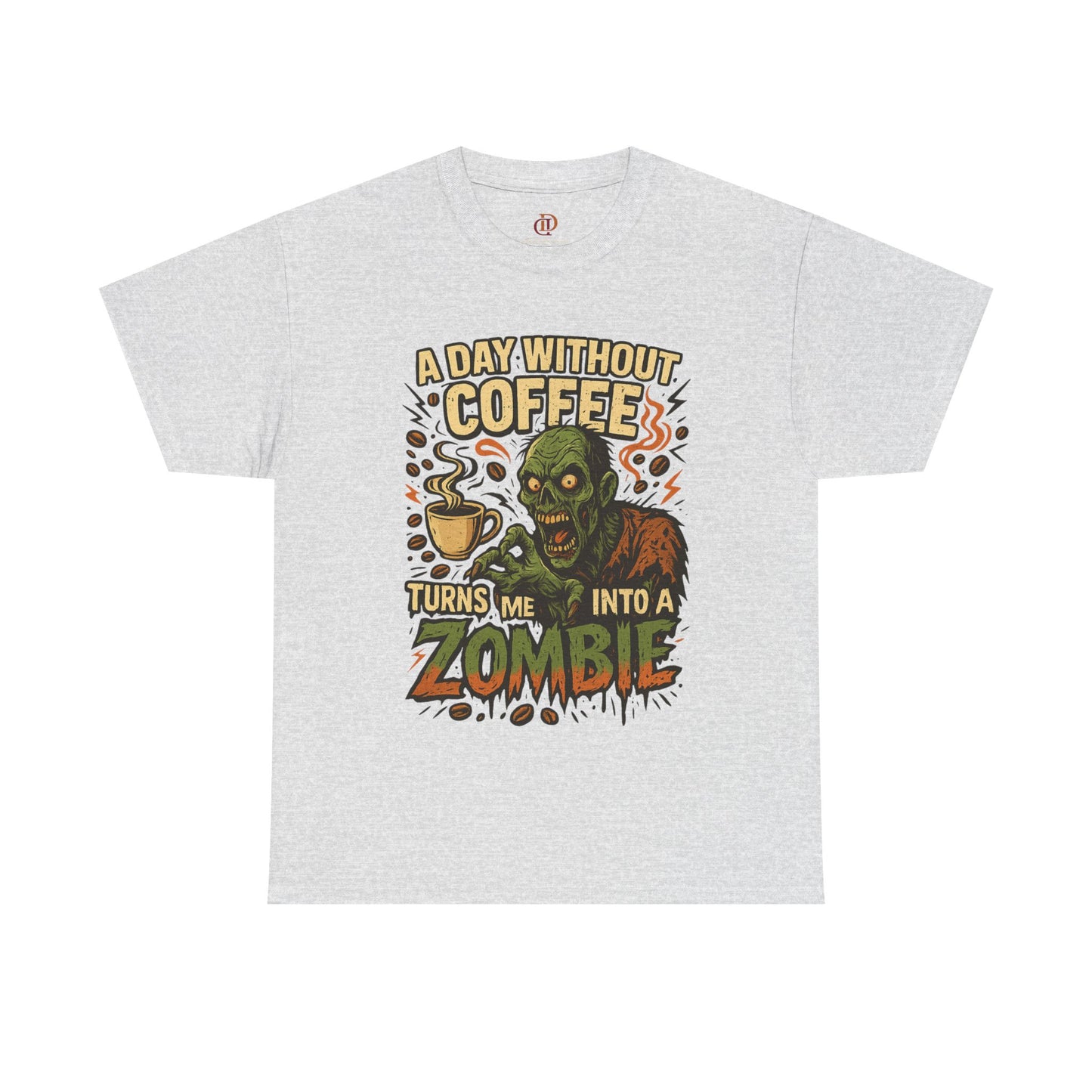 Zombie Tee Shirt for Coffee Lovers