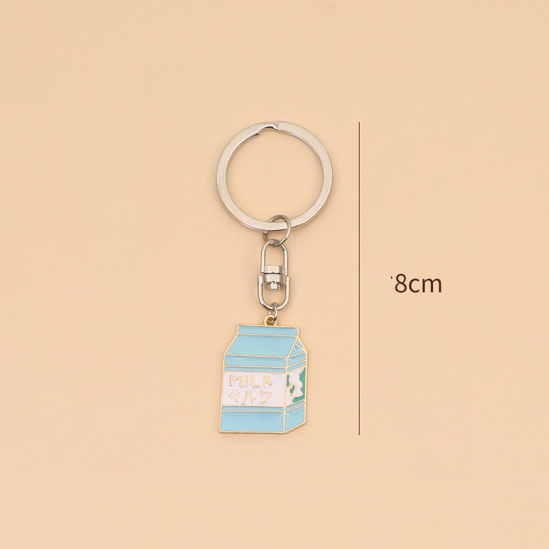Milk Coffee Diy Couple Keychain Pendant
