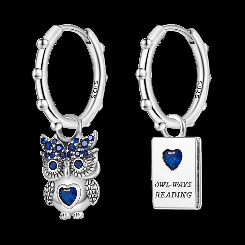 European And American Personality Silver Plated Earrings
