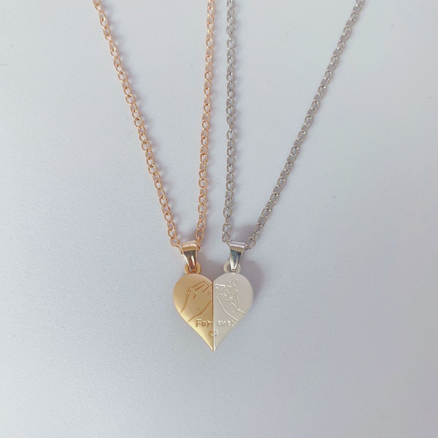 Fashion Jewelry Ove Splicing Clavicle Chain Versatile Couple Necklace