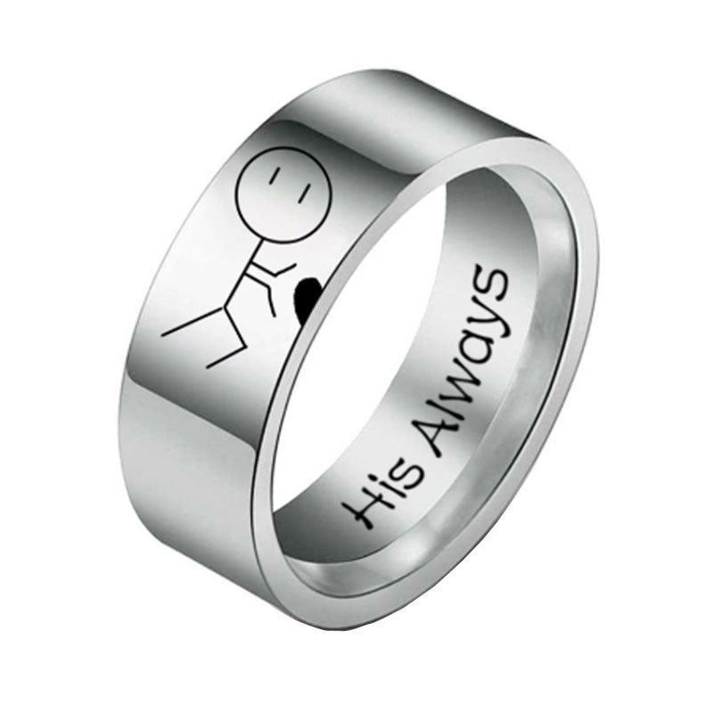 Her Forever His Always Couple Ring