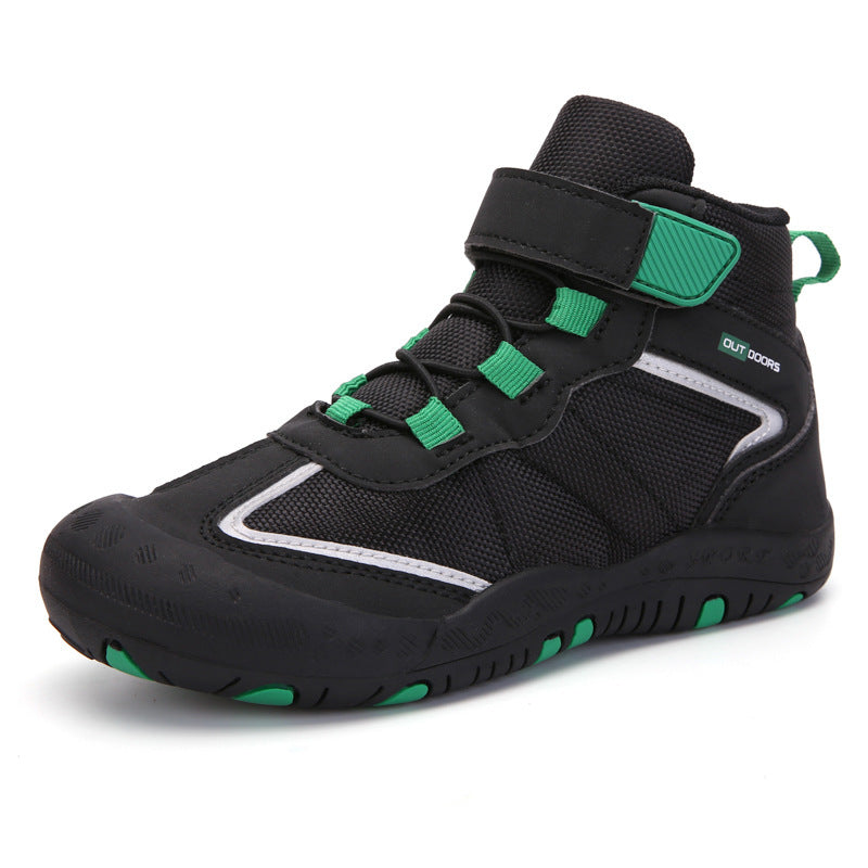 New Fashion High Top Outdoor Children Cotton Casual Shoes