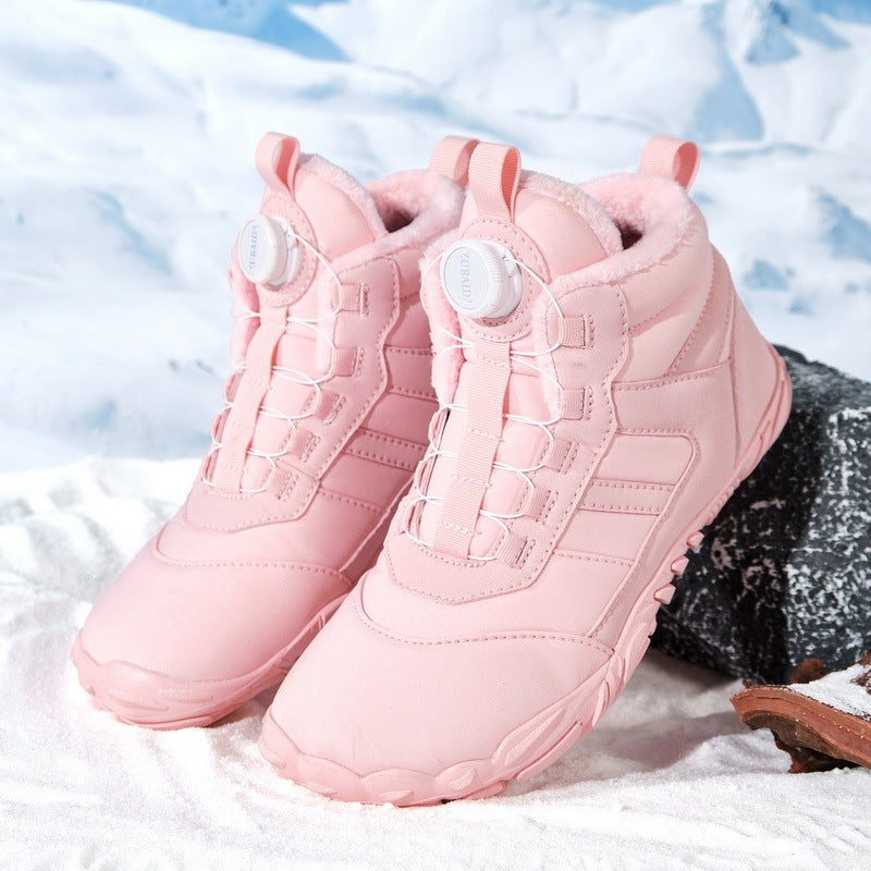 New Men And Women Couple Outdoor Thermal Warm Shoes Autumn And Winter Children Insulated Cotton-padded Shoes