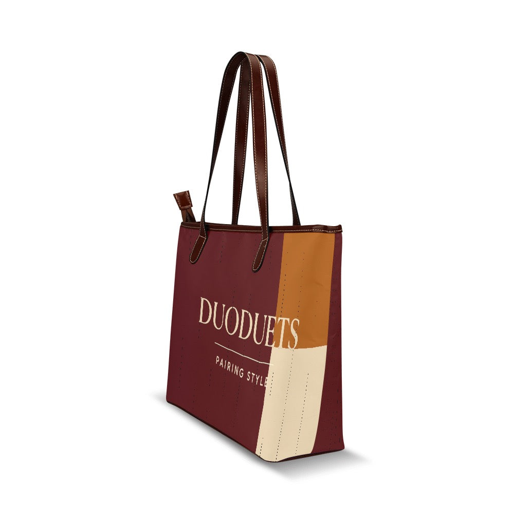 Signature Duo Shoulder Tote Bag