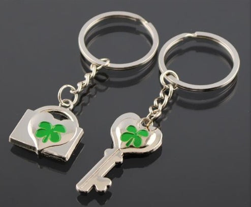 Hot Sale Cute Couple Cat Keychain for Lovers Alloy Fashion Enamel Trinket Ring For Car Key Chain The Birthday Gift llaveros