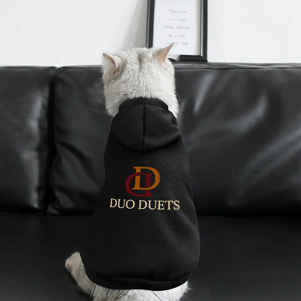 Signature Brand Pet Suit with Hat Black New