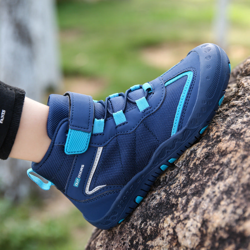 New Fashion High Top Outdoor Children Cotton Casual Shoes