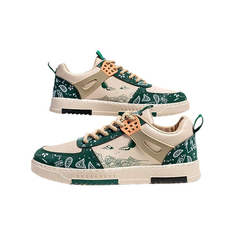 Low-top Casual Shoes All-match White Shoes Lightweight Men's Fashion Shoes