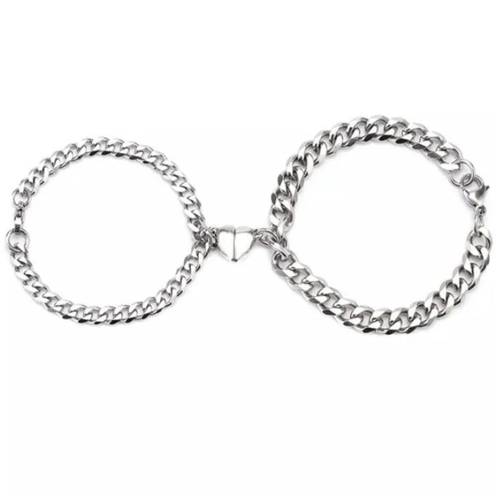 Fashion Jewelry Magnet Love Suction Bracelet Couple Valentines Day Gift