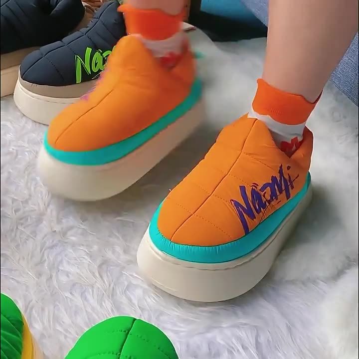 Warm Platform Slippers For Ladies