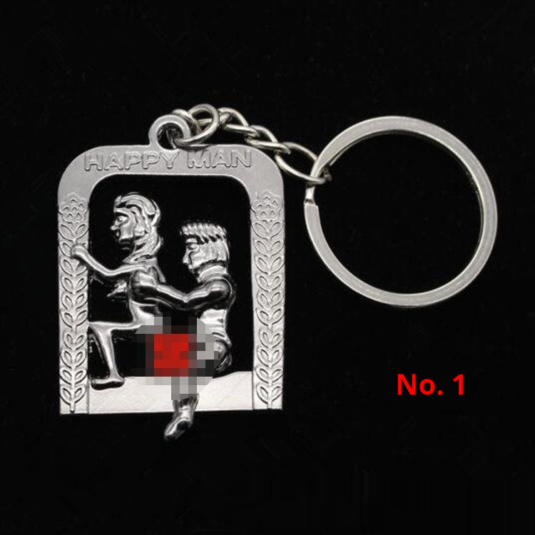 Eight-style Simulation Activity Couple Keychain