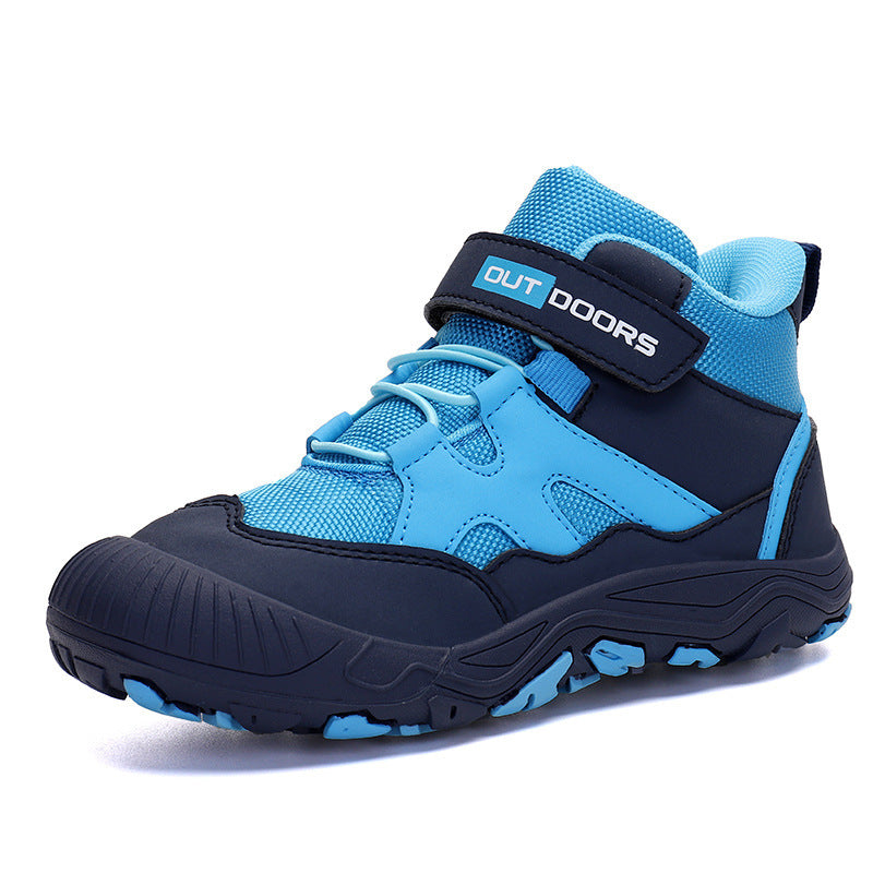 New Fashion High Top Outdoor Children Cotton Casual Shoes