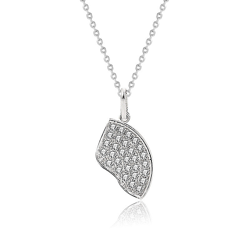 S925 Sterling Silver Button Love Letter Couple Necklace For Men And Women Creative Anniversary Jewelry