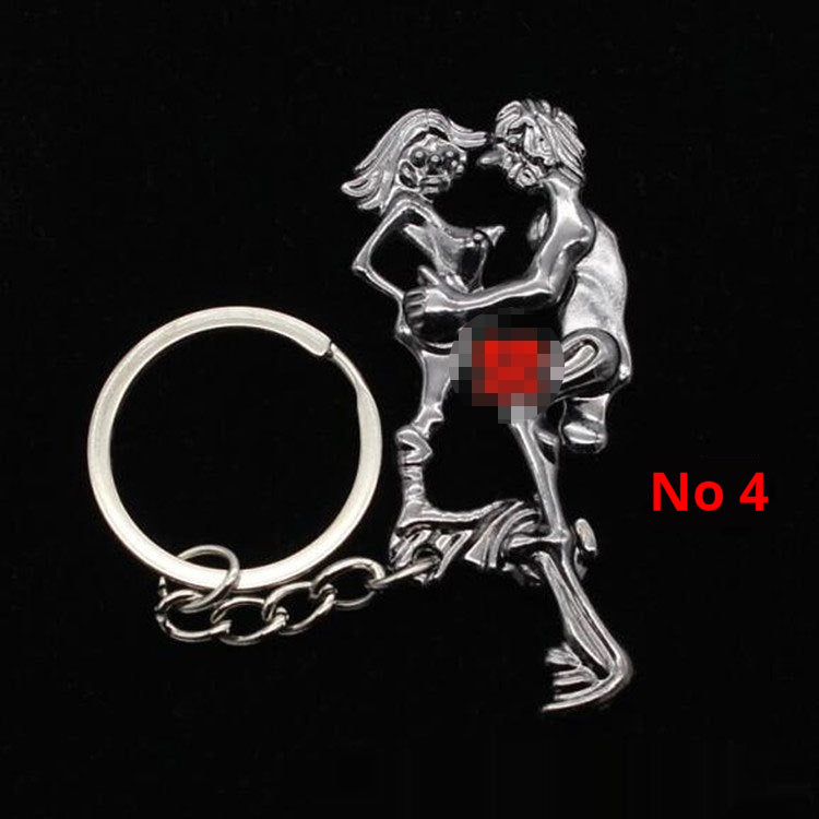 Eight-style Simulation Activity Couple Keychain