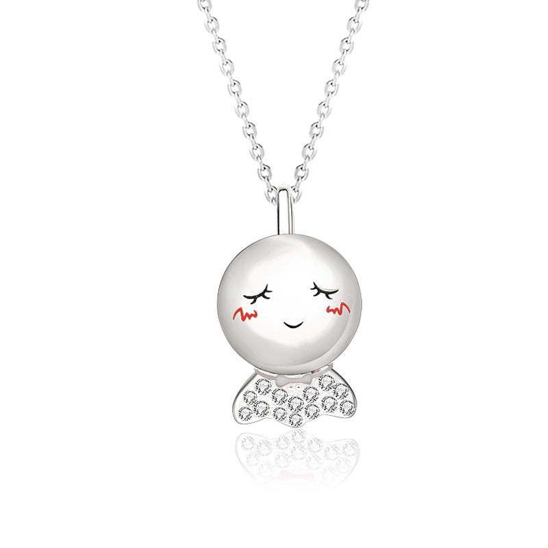 Sunny Doll Couple Necklace Sterling Silver Jewelry