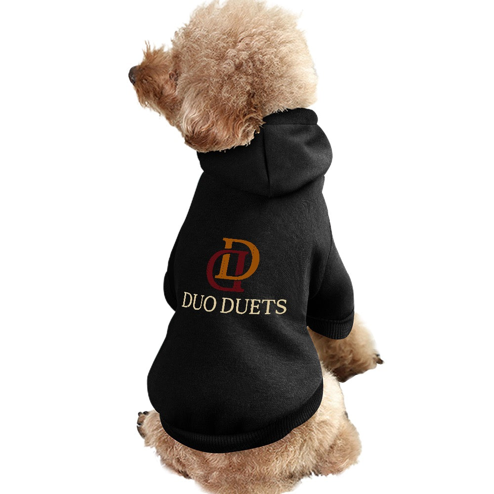 Signature Brand Pet Suit with Hat Black New