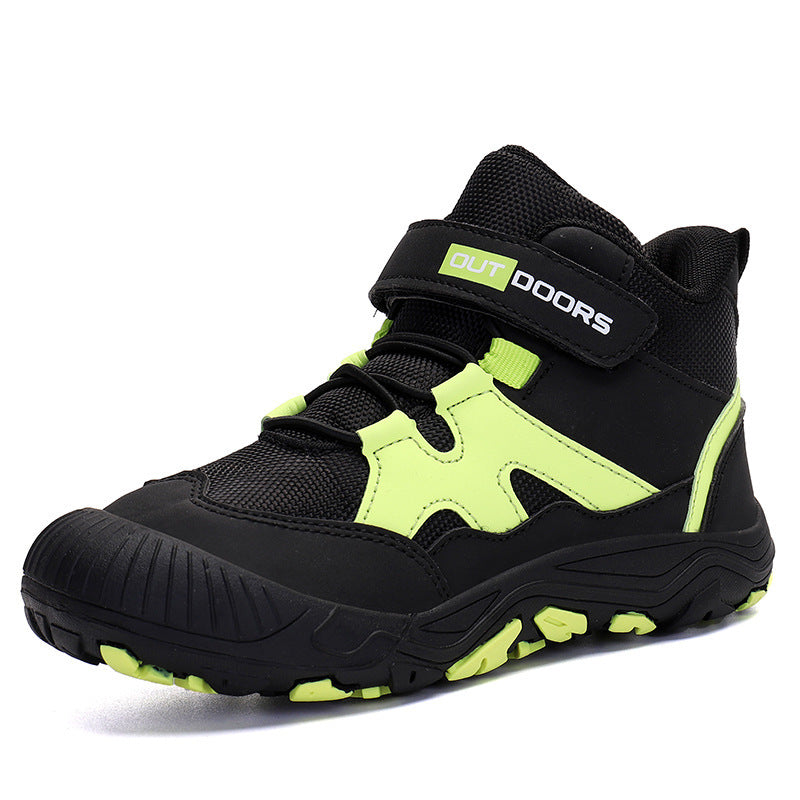 New Fashion High Top Outdoor Children Cotton Casual Shoes