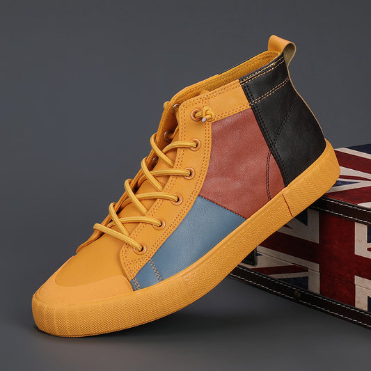 Autumn Canvas Shoes Casual Leather Fashion