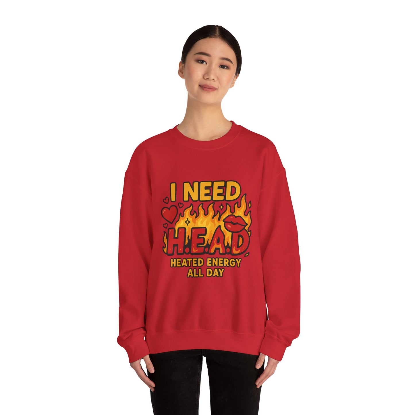 Energy Boost Unisex Sweatshirt - Heated Energy All Day