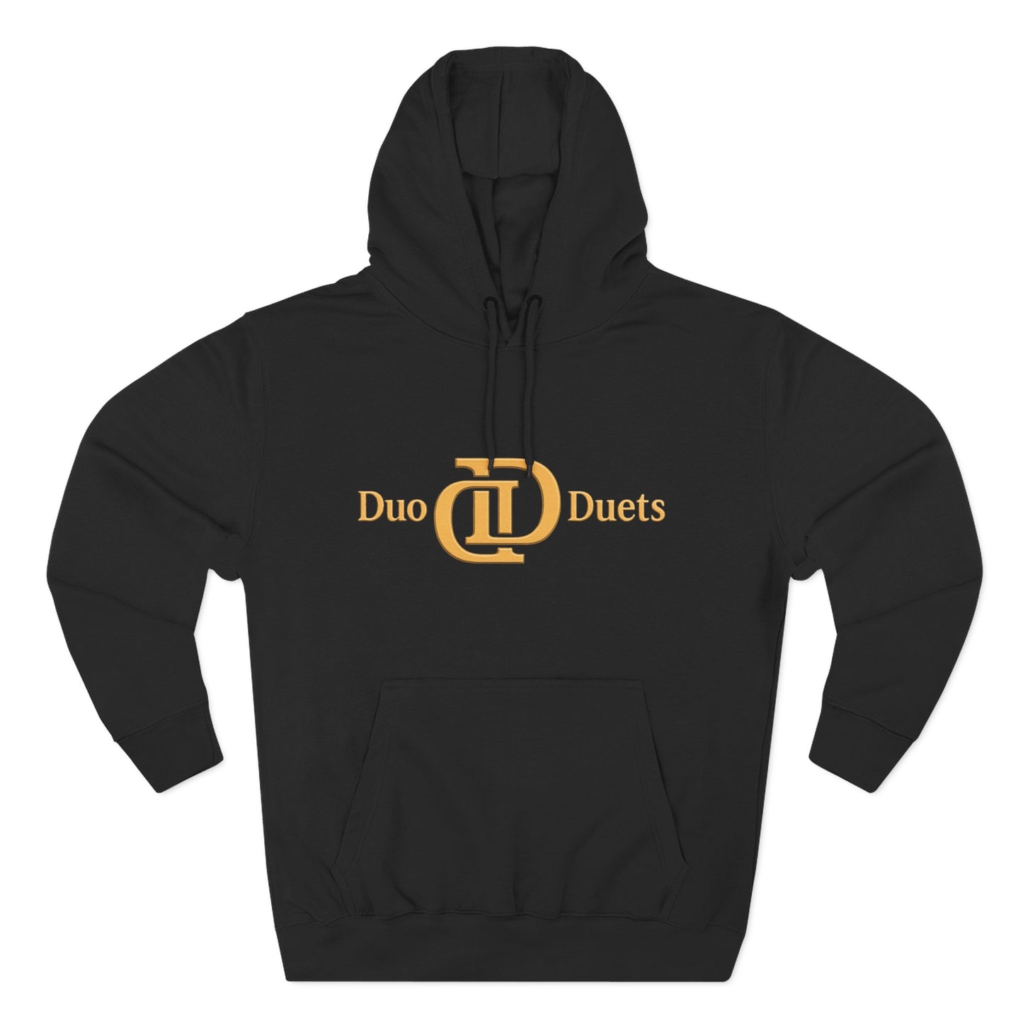 DuoDuets Three-Panel Fleece Hoodie - Cozy and Stylish Casual Wear