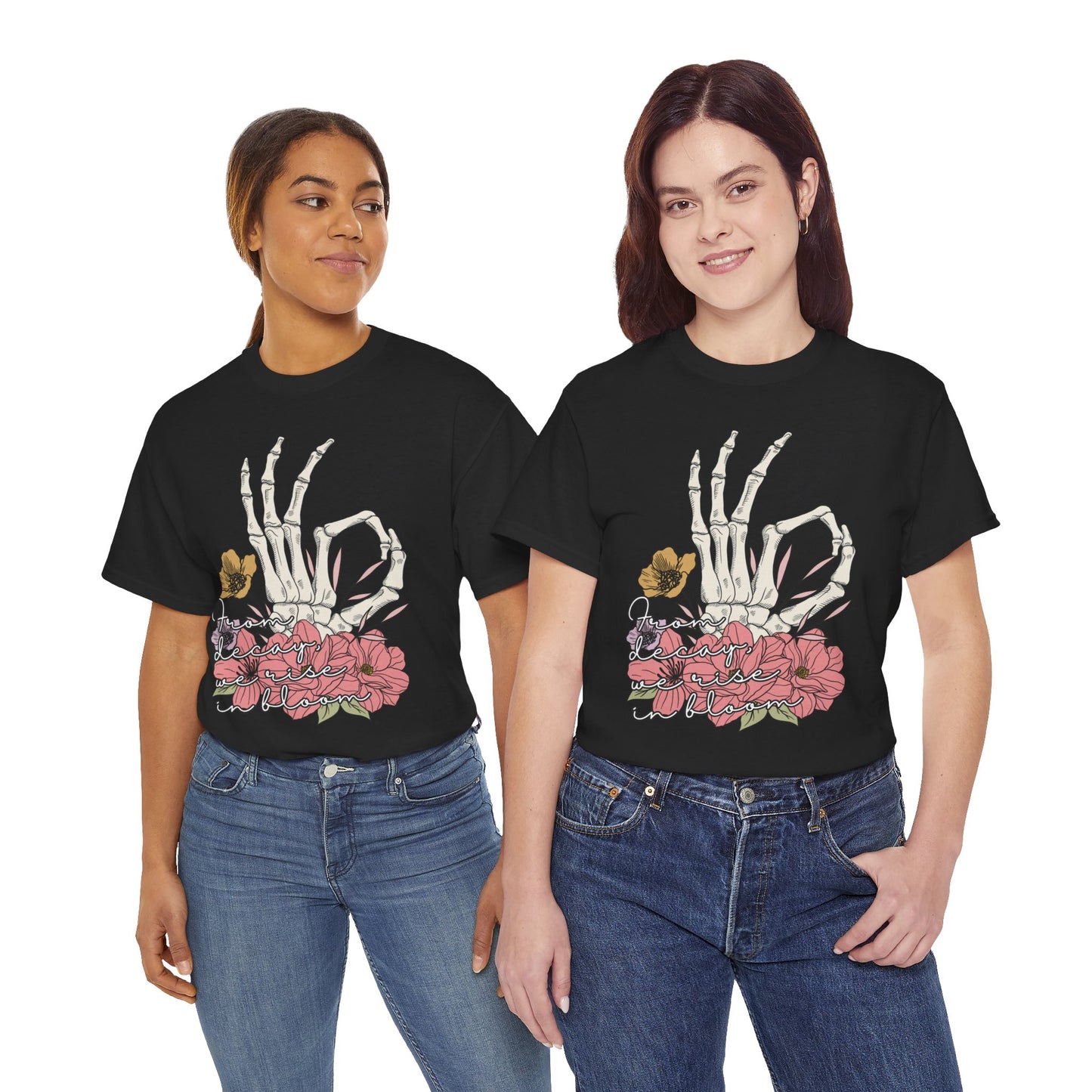 From Decay, We Rise in Bloom Besties Shirt