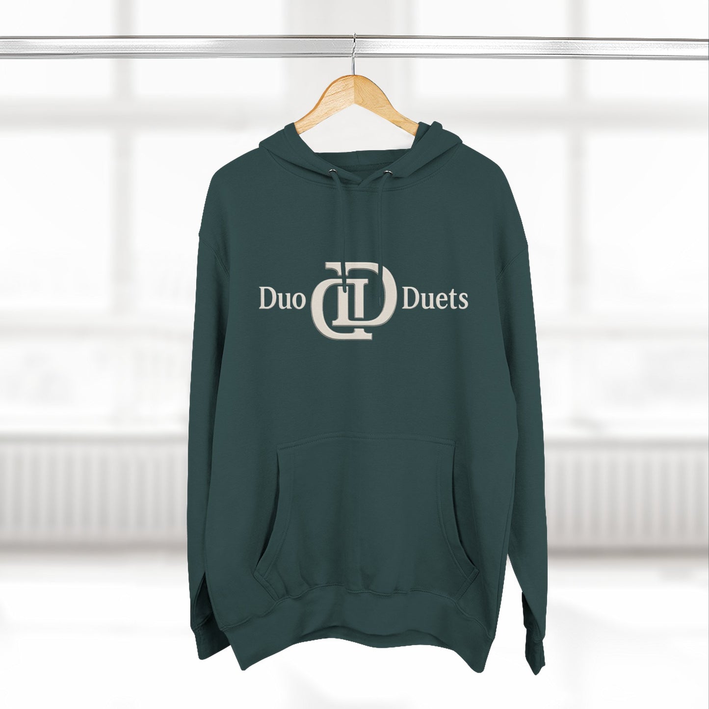 DuoDuets Three-Panel Fleece Hoodie - Cozy and Stylish Casual Wear
