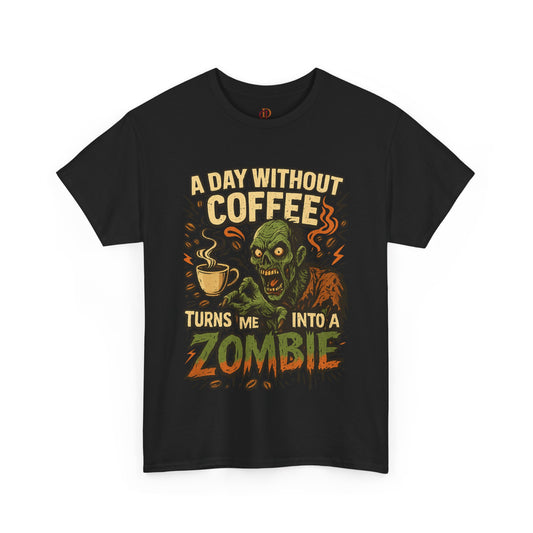 Zombie Tee Shirt for Coffee Lovers