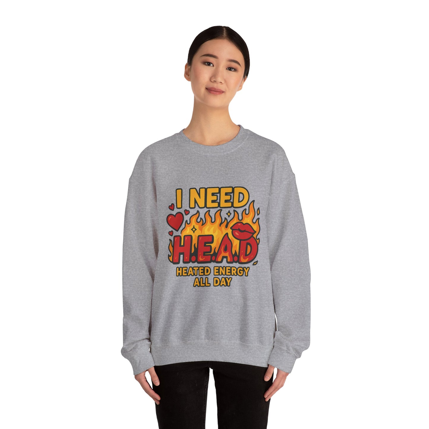 Energy Boost Unisex Sweatshirt - Heated Energy All Day