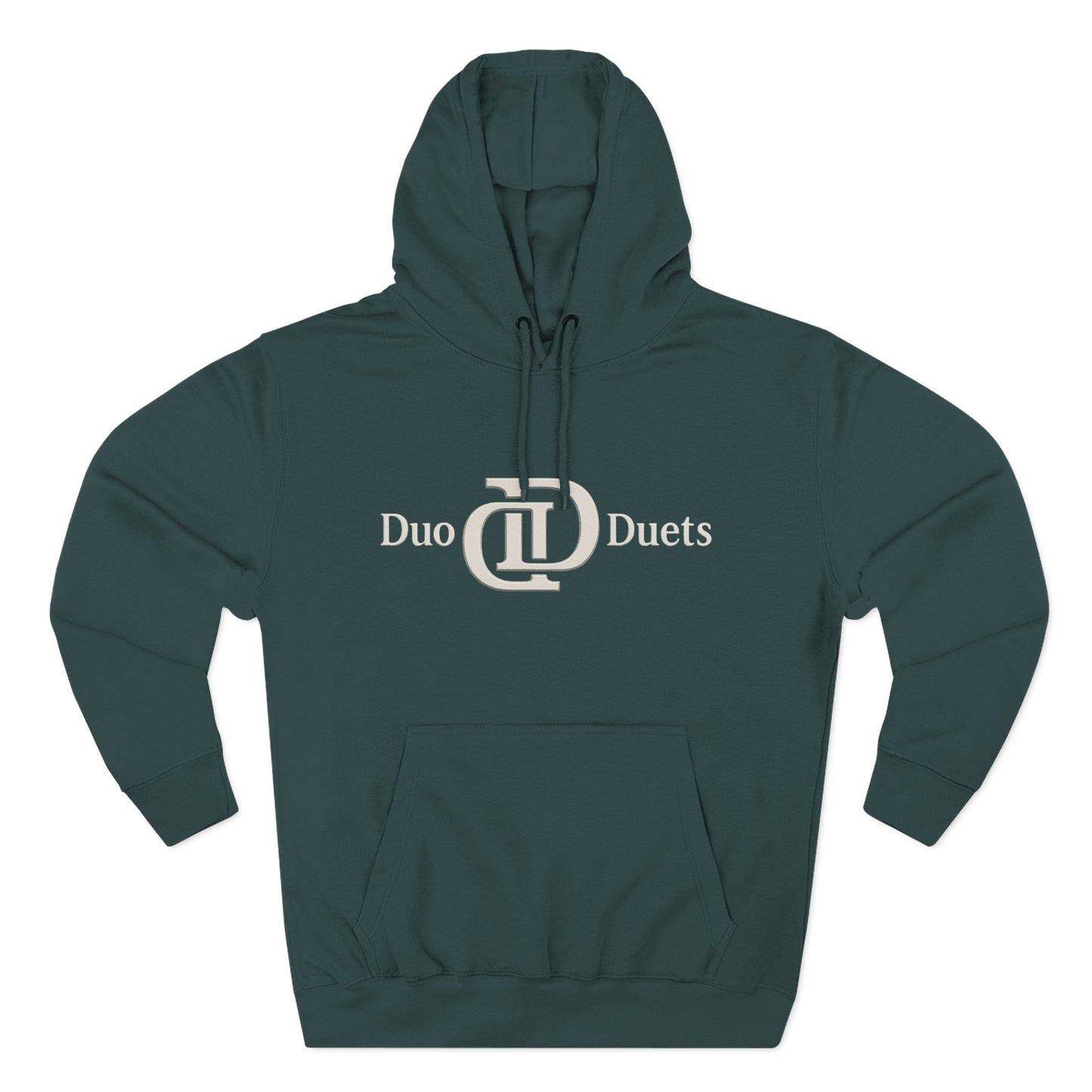 DuoDuets Three-Panel Fleece Hoodie - Cozy and Stylish Casual Wear